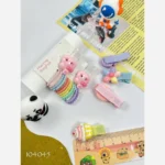 پک کش و گیره مو دخترانه (12 عدد کش و 2 عدد گیره انبری) - تصویر 4