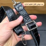 کیف دستی و دوشی چرم طبیعی گاوی دو خانه مدل شوزبگ - تصویر 20