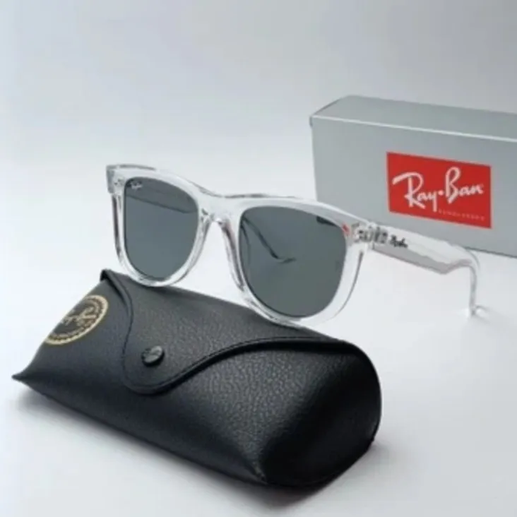 689d8ab2-8b47-4b8f-bb2e-2bdda456b10b-1.webp عینک آفتابی ری بن مدل ویفرر ریورس Ray-Ban RBR0502S با فریم کائوچویی و محافظت UV400 - تصویر 1