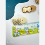 پک دو عددی گیره مو انبری طرح پاپیونی رنگ نود دخترانه - تصویر 3