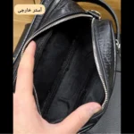 کیف دستی و دوشی چرم طبیعی گاوی دو خانه مدل شوزبگ - تصویر 19