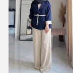 کت شلوار زنانه جنس مازراتی مدل ستایش سایز 1 و 2 رنگ بندی متنوع - تصویر 5