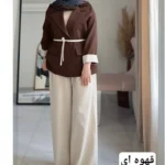 کت شلوار زنانه جنس مازراتی مدل ستایش سایز 1 و 2 رنگ بندی متنوع - تصویر 2