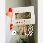 پک اقتصادی گوشواره مدل قلب 9 عددی - تصویر 17
