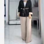 کت شلوار زنانه جنس مازراتی مدل ستایش سایز 1 و 2 رنگ بندی متنوع - تصویر 3